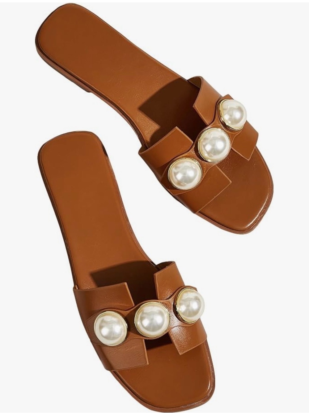 NWT Tan Pearl Embellished Slide Sandals
Gold Statement Bead